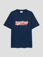 Unisex Maison Kitsuné X Autry Varsity Tee-Shirt - French Navy