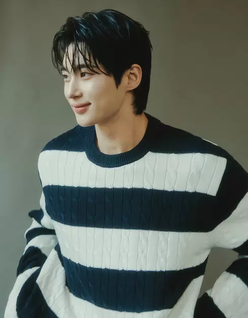 NEW [변우석] 남자 꽈배기 니트 스웨터