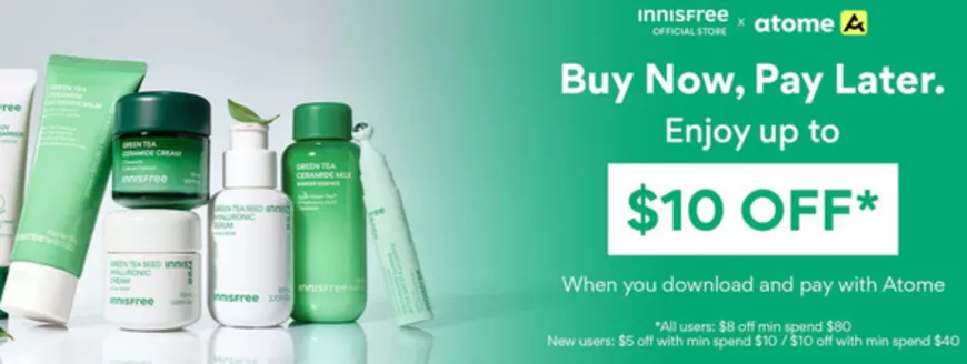 이니스프리 카탈로그 | Buy Now, Pay Later. Enjoy Up To $10 Off | 2026-07-17T00:00:00.000Z - 2026-07-20T00:00:00.000Z