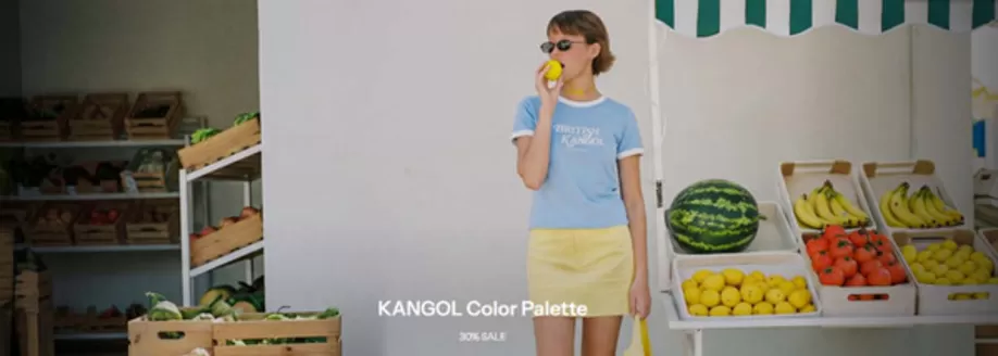 구리시의 캉골 카탈로그 | KANGOL Color Palette 30% SALE | 2026-07-23T00:00:00.000Z - 2026-07-29T00:00:00.000Z