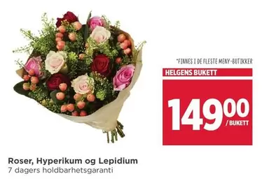 Roser - HELGENS BUKETT