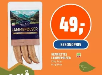 LAMMEPØLSER