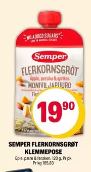 No - FLERKORNSGRÖT KLEMMEPOSE