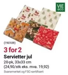 Servietter jul
