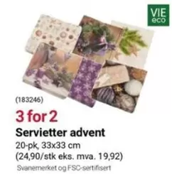 Servietter advent