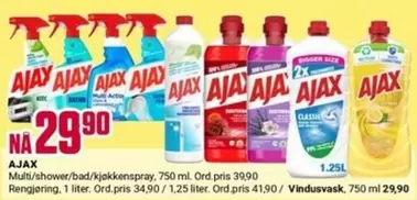 Ajax - Multi/shower/bad/kjøkkenspray, Rengjøring, Vindusvask