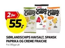 HAVSALT, SPANSK PAPRIKA OG CREME FRAICHE