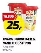 KVARG BJØRNEBÆR & VANILJE OG SITRON