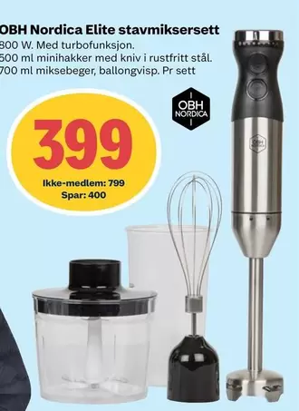 Elite stavmiksersett