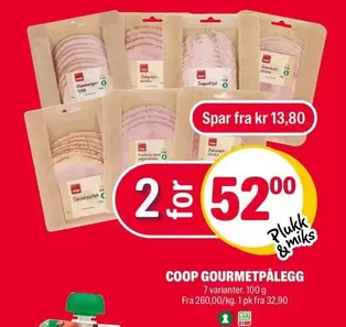 GOURMETPÅLEGG