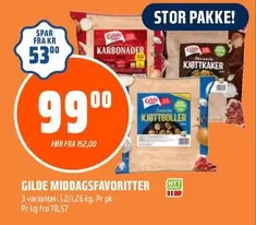 Middagsfavoritter