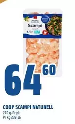 Scampi Naturell