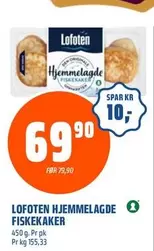 HJEMMELAGDE FISKEKAKER