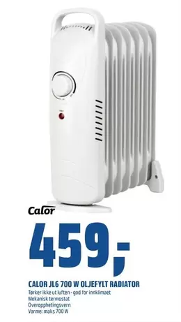JL6 700 W OLJEFYLT RADIATOR