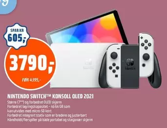Nintendo - SWITCH™ KONSOLL OLED 2021