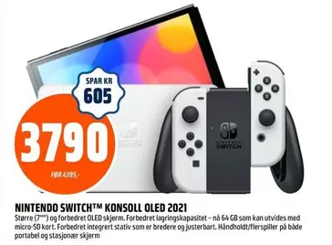 Nintendo - SWITCH™ KONSOLL OLED 2021