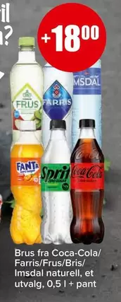 Coca Cola - Coca-Cola/ Farris/Frus/Bris/ Imsdal naturell