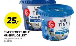 CREME FRAICHE ORIGINAL OG LETT