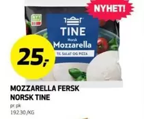 Norsk - MOZZARELLA FERSK