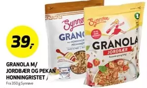 Gran - GRANOLA M/ JORDBÆR OG PEKAN HONNINGRISTET