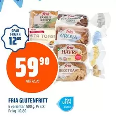 Mat - GLUTENFRITT