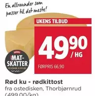 Mat - Rød ku - rødkittost