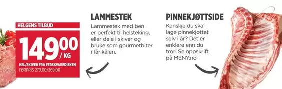 LAMMESTEK, PINNEKJØTTSIDE