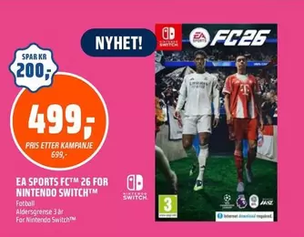 Switch - FC 26 FOR NINTENDO SWITCH