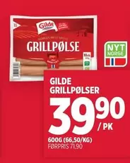 No - GRILLPØLSER
