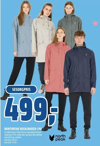 Regnjakken i PU