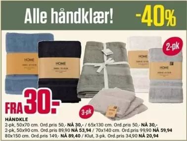 Home - HÅNDKLE