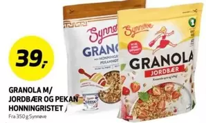 Gran - GRANOLA M/ JORDBÆR OG PEKAN HONNINGRISTET