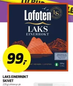 Art - LAKS EINERRØKT SKIVET