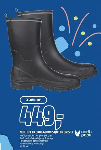 SKOG GUMMISTØVLER UNISEX