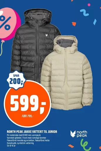 JAKKE VATTERT TIL JUNIOR