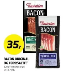 Origin - BACON ORIGINAL OG TØRRSALTET
