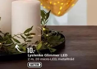 Lyslenke Glimmer LED