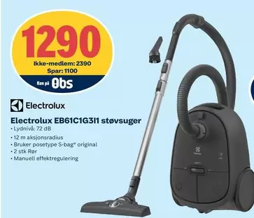 Electrolux - EB61C1G311 støvsuger