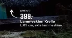 Lammeskinn Krølle