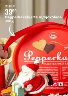 Sj - Pepperkakehjerte m/sjokolade