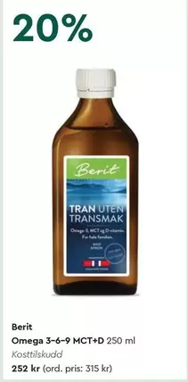 Omega -  3-6-9 MCT+D 250 ml