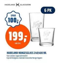 Norgesglass 240/400 ML