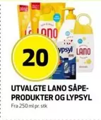 SÅPE-PRODUKTER OG LYPSYL