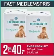 Fast - ENGANGSKLUT