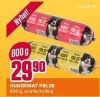 HUNDEMAT PØLSE