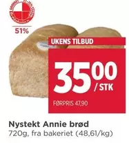 Nystekt Annie brød