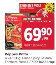 Pinsa Spicy Salami/ Farmers Meat