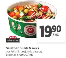 Salatbar plukk & miks
