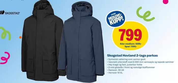 Fast - Hovland 2-lags parkas