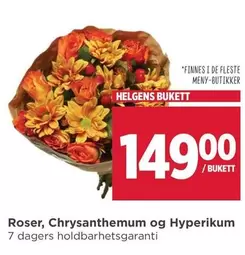 Roser - HELGENS BUKETT